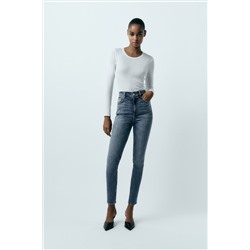 HIGH-RISE SKINNY SCULPT TRF JEANS