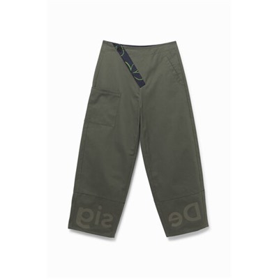 Pantalón culotte cropped