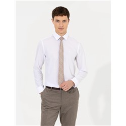 Beyaz Slim Fit Uzun Kollu Klasik Gömlek