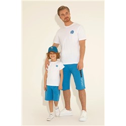 U.S. Polo Assn., Erkek Çocuk Beyaz Bisiklet Yaka Tişört 50288062-VR013
