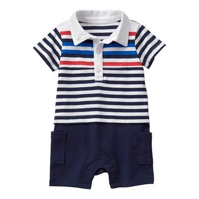 Striped Polo One-Piece