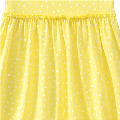 Mädchen Kleid mit Schmetterlingen allover
