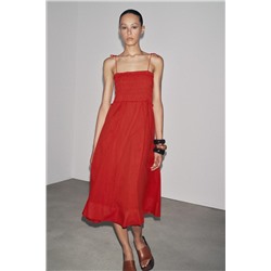 ZW COLLECTION COTTON MIDI DRESS