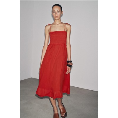 ZW COLLECTION COTTON MIDI DRESS