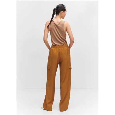 EXCLUSIVO ONLINE  Pantalón cargo fluido