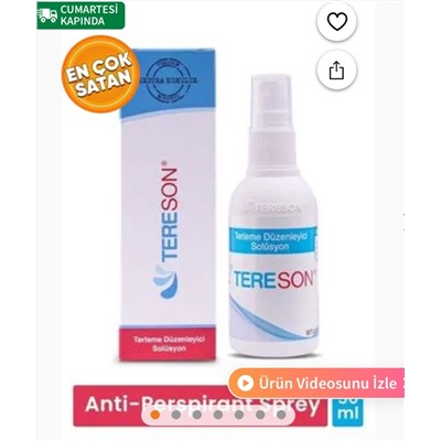 Tereson El,ayak, Koltuk Altı Terleme Önleyici