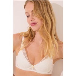 GORGEOUS Sujetador push up bustier marfil