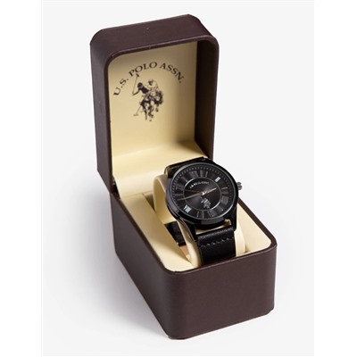 MEN'S BLACK STRAP WATCH
