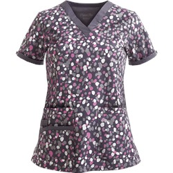 Maevn Scrubs PrimaFlex Spotty Texture Top