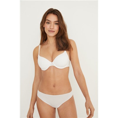 BEAUTIFUL Sujetador relleno microfibra blanco
