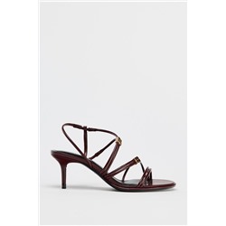 HIGH-HEEL STRAPPY SANDALS