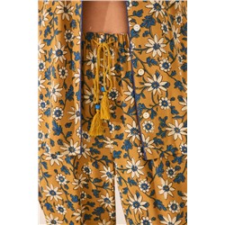 Pijama camisero estampado floral