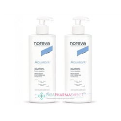 Noreva Aquareva Lait Corporel Hydratant 24h Peaux Déshydratées 2x400mlLot  × 2