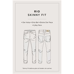 Siyah Eskitme Yıkamalı Esnek Ekstra Slim Fit Dar Kesim Jean Pantolon