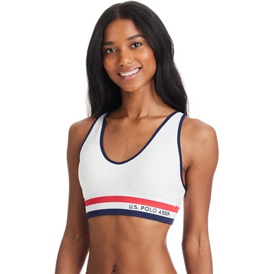 U.S. Polo Assn. Womens Bras 3-Pack or 2-Pack - Wireless Bras for Women - Sports Bras for Women Multipack
