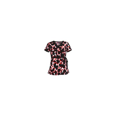 koi Scrubs Spicy Camo Print Top