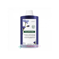 Klorane Centaurée Shampooing Déjaunissant Cheveux Gris-Blonds 400ml