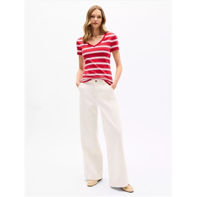 V-Neck Stripe Favorite T-Shirt