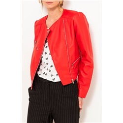 Chaqueta biker Rojo