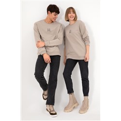 Erkek Taş Basic Sweatshirt