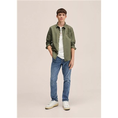 Camisa regular fit algodón -  Niño | MANGO OUTLET España