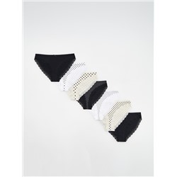Slips mit hohem Baumwollanteil, 7er-Pack
