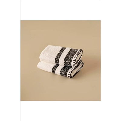 Bella Maison Siyah %100 Pamuk Melange 2'li El Havlusu Siyah (30x30 cm) 6004EHAV0064