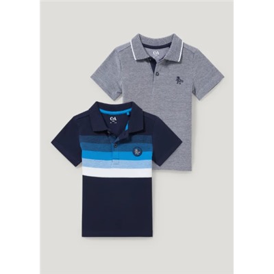 Multipack 2er - Dino - Poloshirt