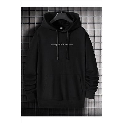 DAXİS Sportwear CompanyKapşonlu Sweatshirt Fredom Baskılı