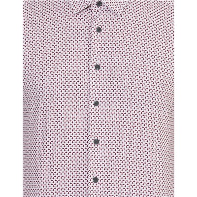 Bordo Slim Fit Uzun Kollu Gömlek