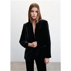 Americana traje terciopelo -  Mujer | MANGO OUTLET Melilla