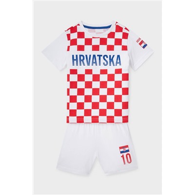 Shorty-Pyjama - Bio-Baumwolle - 2 teilig