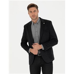 Antrasit Ekstra Slim Fit Spor Ceket
