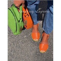 КОМБО AB.ZAPATOS · 3201 naranja + AB.Z · Pelle · mochila NAPA (630) PISTACHO АКЦИЯ