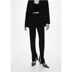Pantalón aberturas bajo -  Mujer | MANGO OUTLET Melilla