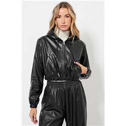 Chaqueta con capucha - Negro