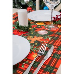 Дорожка на стол из рогожки 50х145 Happy Fox Home