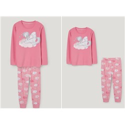 Einhorn - Fleece-Pyjama - 2 teilig