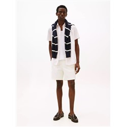 Short-Sleeve Stripe Oxford Shirt
