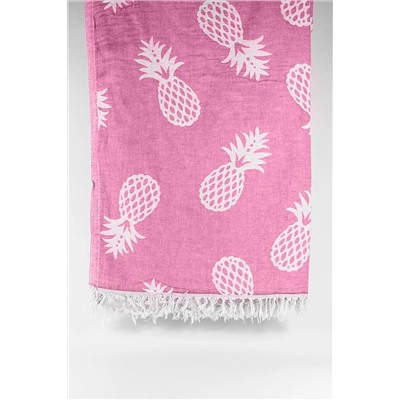 AQUATOLIA, ANANAS Peştemal - %100 Pamuk- 100x180- Peştemal- Plaj Havlusu- ANANAS Desen