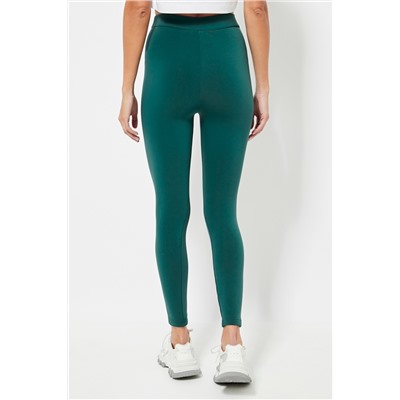 Leggings cintura alta - Verde oscuro