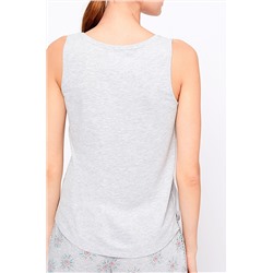 Camiseta de tirantes Krystel Gris jaspeado