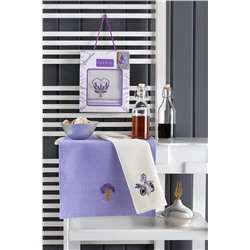Cocona 2'li Nakışlı Mutfak Havlu Seti 40x60 cm 111-99-0728