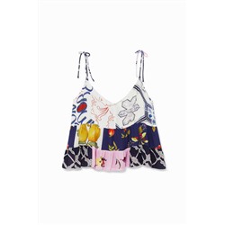 Blusa tirantes loose viscosa