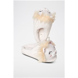 Zapatillas de casa Leoncino Beige