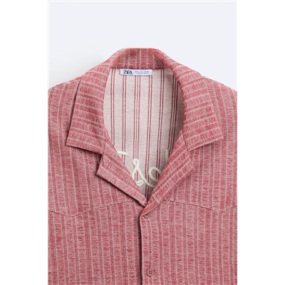 CAMISA JACQUARD BORDADO