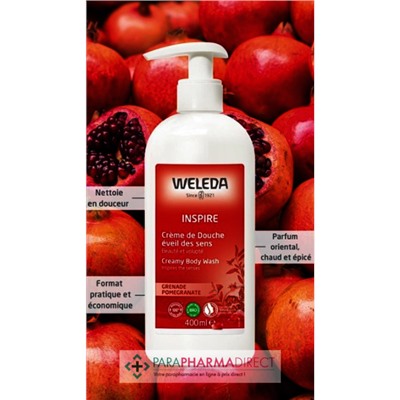 Weleda Grenade - Crème de Douche Eveil des Sens - BIO 400 ml