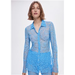 Camisa guipur lazos
