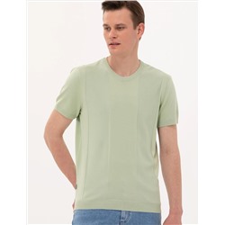Su Yeşili Slim Fit Kazak