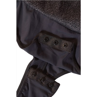 Body bimateria Dancefloor Negro jaspeado